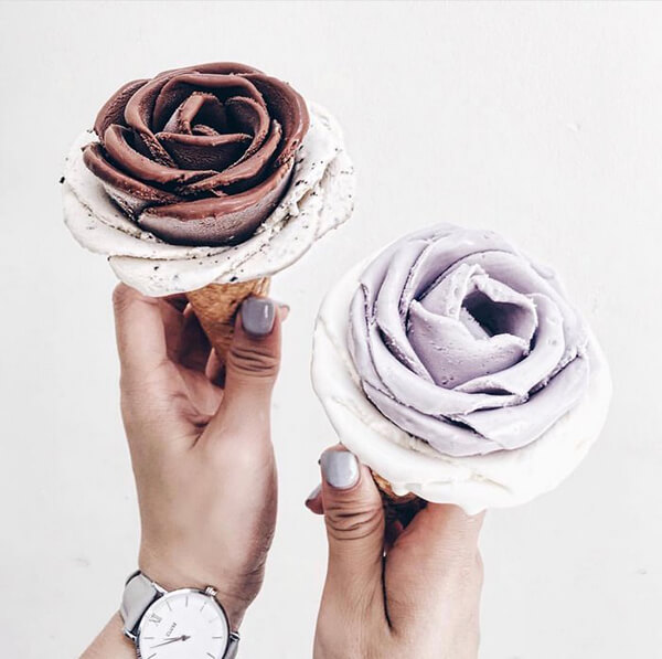 Gelato Flower Icecream is Too Pretty To Eat