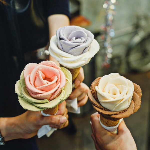 Gelato Flower Icecream is Too Pretty To Eat