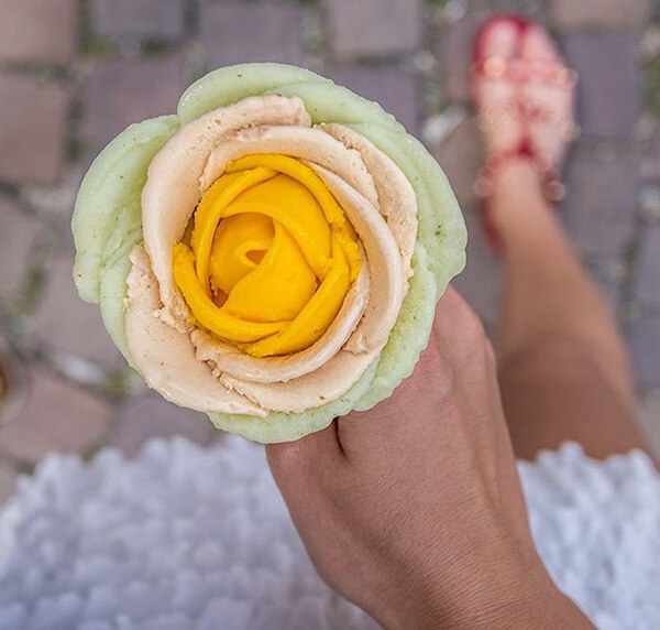 Gelato Flower Icecream is Too Pretty To Eat