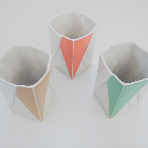 Unusual Ceramic Origami Tableware by Moij Design