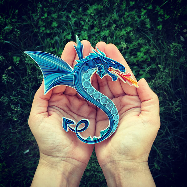 Beautifully Quilled Paper Art by Sena Runa