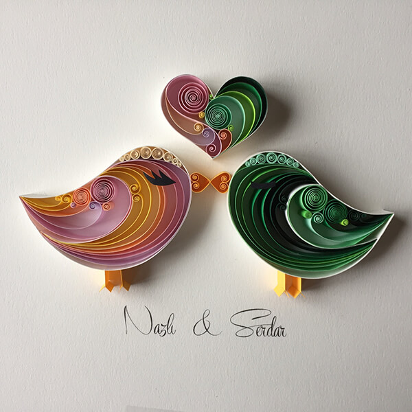 Beautifully Quilled Paper Art by Sena Runa