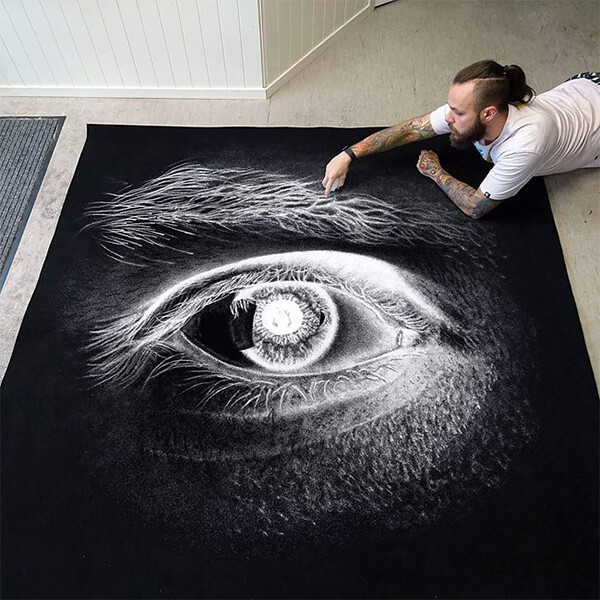 Impressive Salt Painting by Dino Tomic