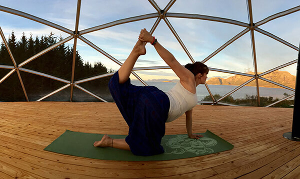 Family of Six Live in A Self-Built House Under A Solar Geodesic Dome In The Arctic Circle