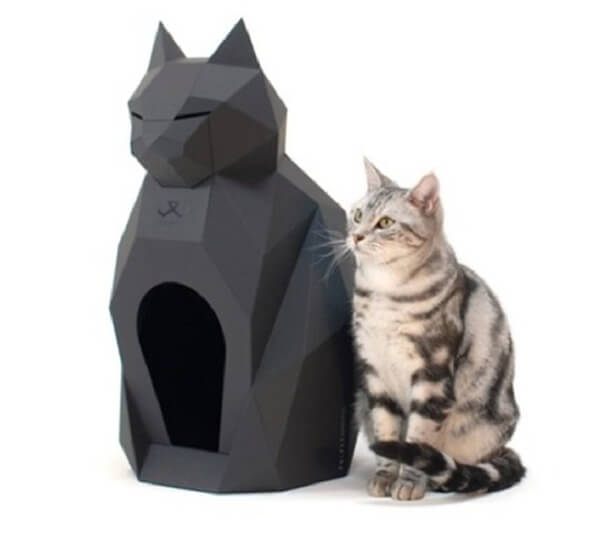 10 Unusual Cardboard Cat Playhouses