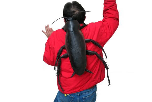 Creepy Backpack in Cockroach Shape