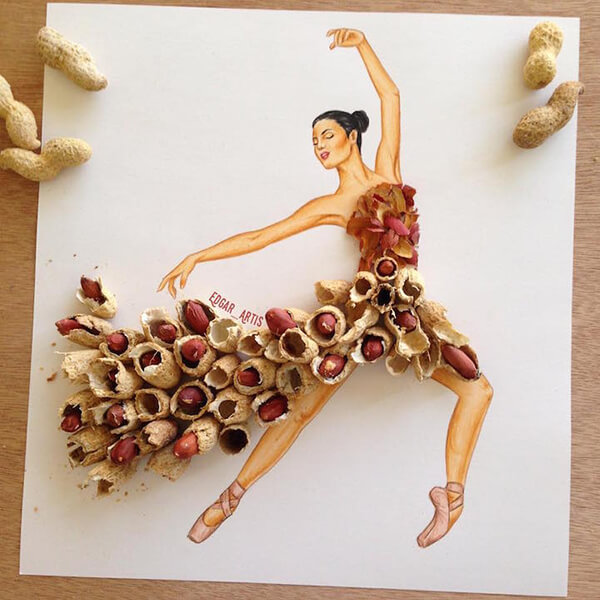 Fabulous Fashion Illustration Blend With Everyday Food