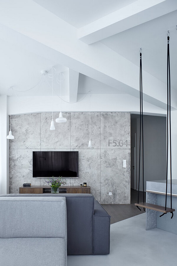 Bartoskova Loft: a Minimalist and Modern Apartment in Prague