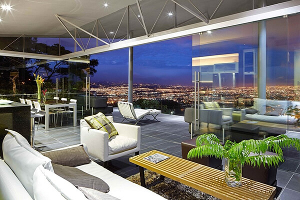 Open Glass House with Spectacular View of San Jose City