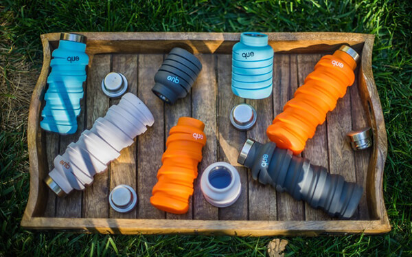 Que Bottle: The Collapsible Travel Water Bottle