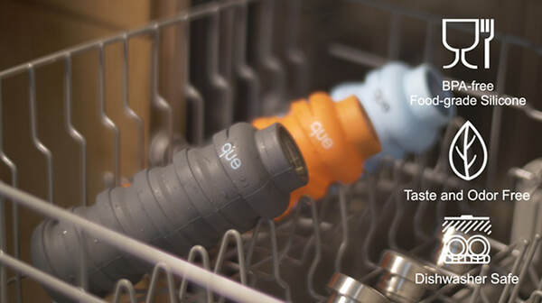 Que Bottle: The Collapsible Travel Water Bottle