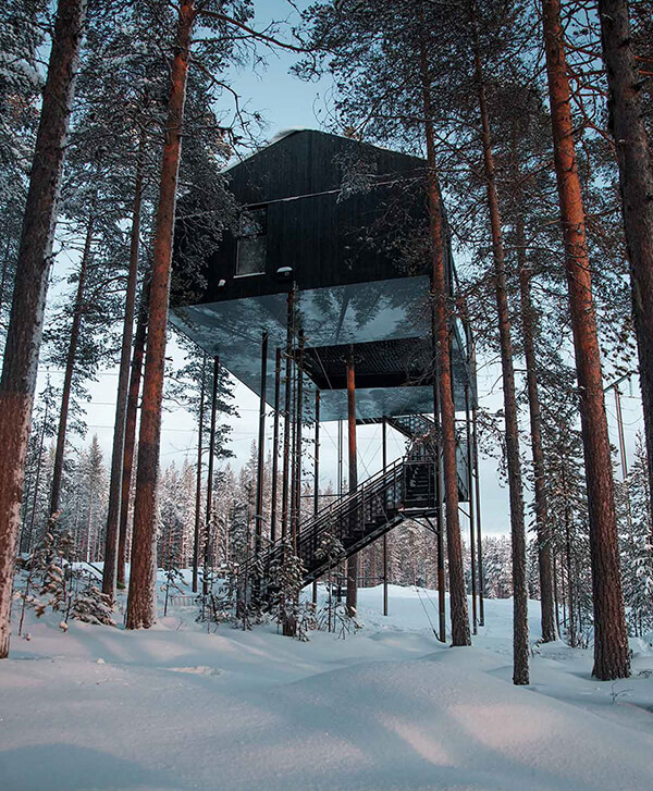 The 7th Room: an Incredible Treehouse in the Arctic Circle