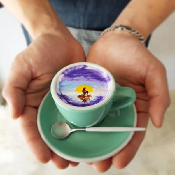 Cremart: Unbelievable Art on Coffee by Kangbin Lee
