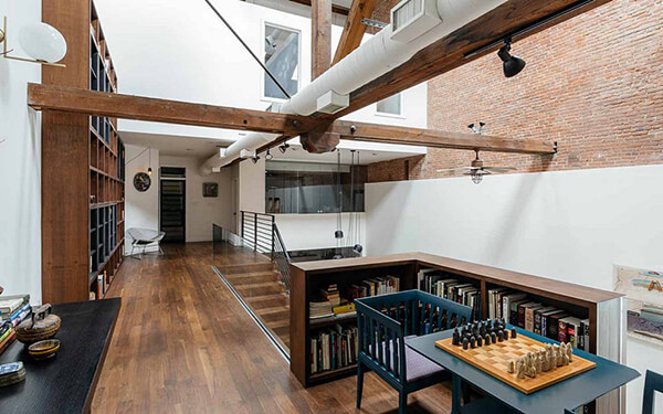 Unusual Tall Loft Design in New York City