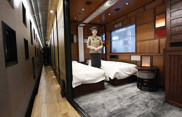 5 Star Hotels on Wheel: New Luxury Sleeper Train in Japan