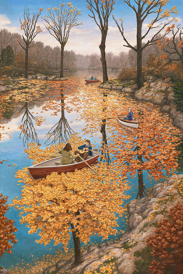More Mind Blowing Optical Illusion Painting by Rob Gonsalves