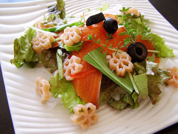 Beautiful Pasta in the Shape of Cherry Blossom