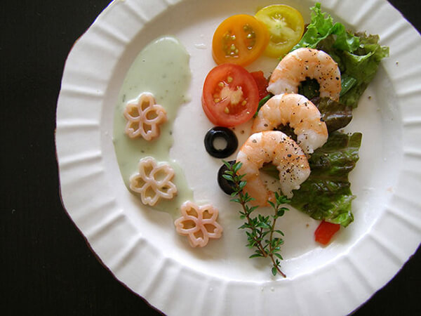 Beautiful Pasta in the Shape of Cherry Blossom