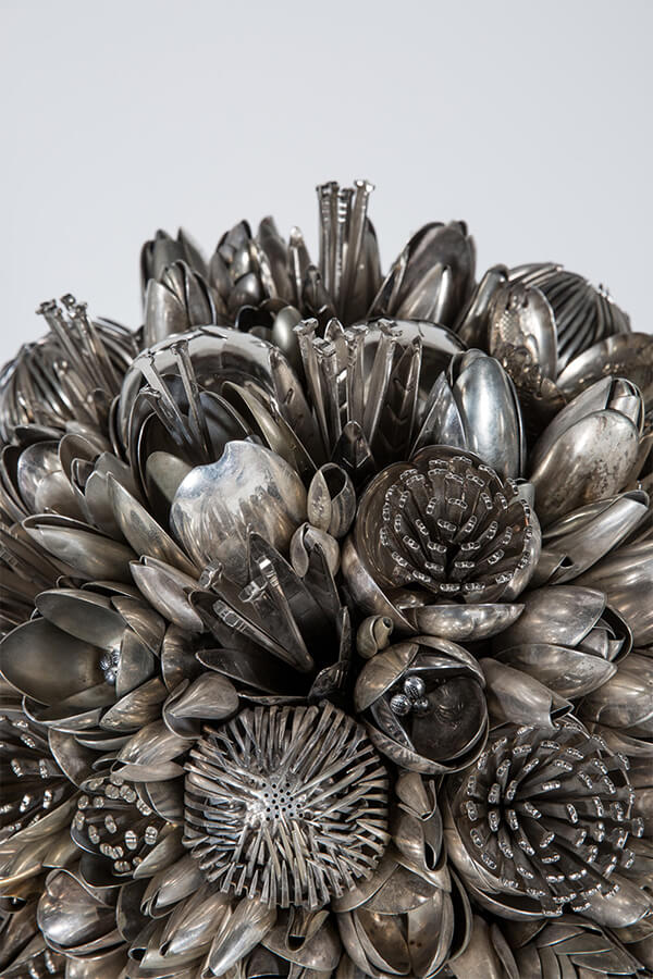 Unusual Bouquets Made From Hundreds of Spare Utensils
