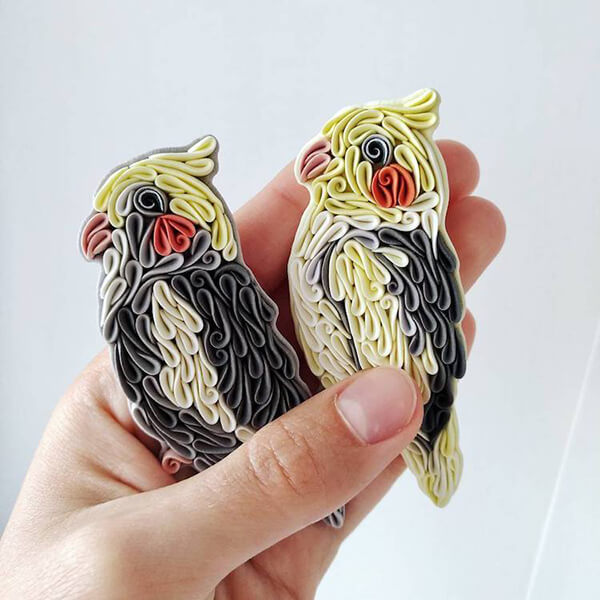 Colorful and Adorable Jewelry Made of Polymer Clay