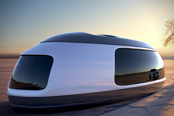 Futuristic and Luxurious Camping Pod Influenced by MINI's F60 Countryman