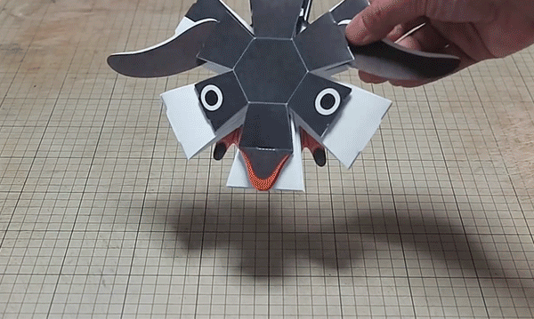 Movable Paper Puppets That Triggered by Touch