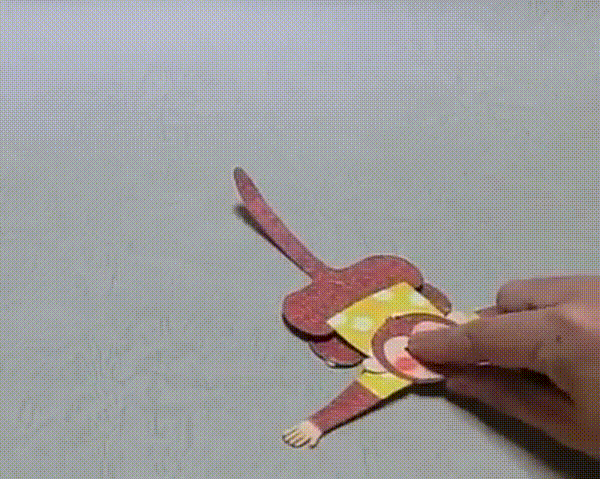 Movable Paper Puppets That Triggered by Touch