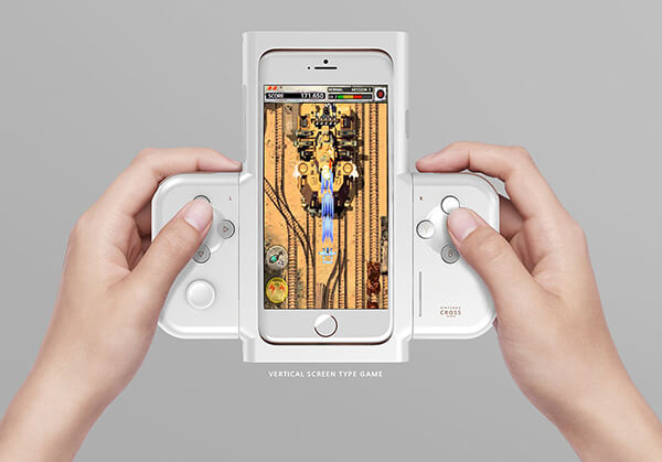 A Fully Portable and Ergonomic Mobile Gamepad Concept