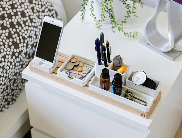 Gather A Completely Customizable Modular Desk Organizer Design Swan