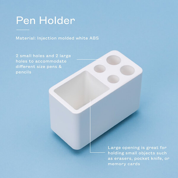 Gather: a Completely Customizable Modular Desk Organizer