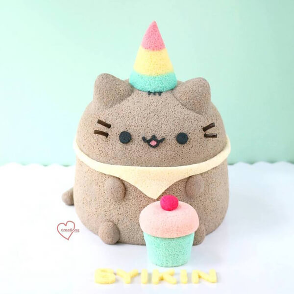 Adorable and Cuddly Stuffed Animals Looking Cake