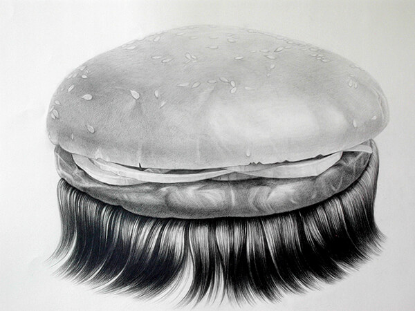 Hair Object: Surreal and Unsettling Drawings of Hair