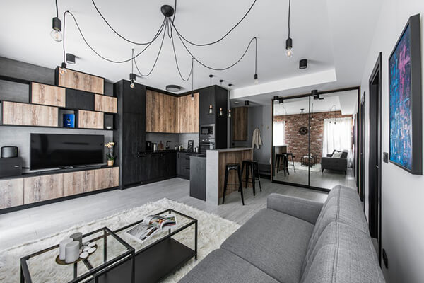 Modern Industrial Style Apartment In Lithuania Design Swan