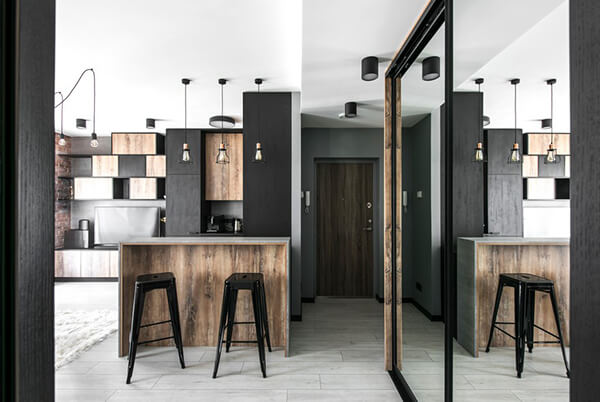 Modern Industrial Style Apartment in Lithuania