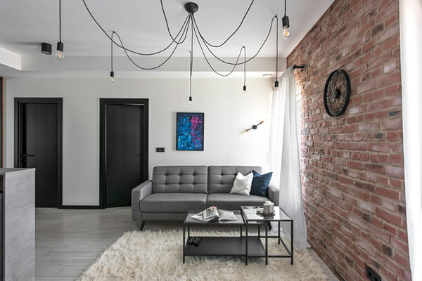 Modern Industrial Style Apartment in Lithuania