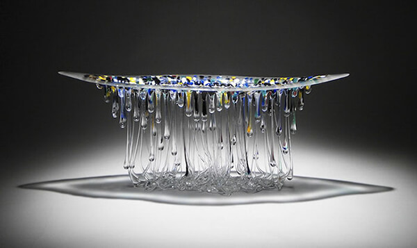 Stunningly Surreal Jellyfish-like Glass Tables