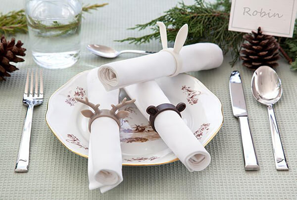 Free: Animal shaped cookies with kitchen utensils on table 