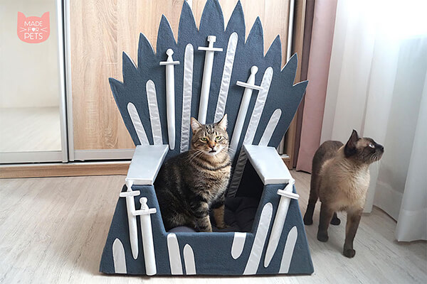 Iron Throne Cat Bed: Cat Bed From Game Of Thrones