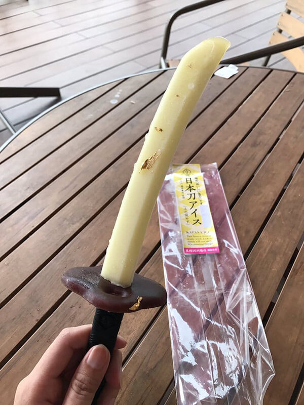 Dangerously Delicious: Japanese Katana Shaped Ice Cream