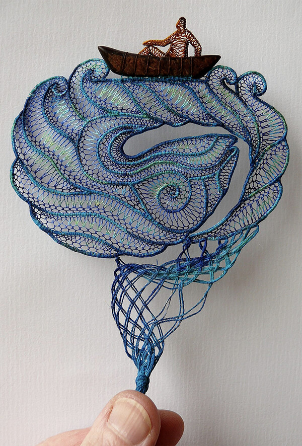 Delicate Lace Sculptures by Ágnes Herczeg