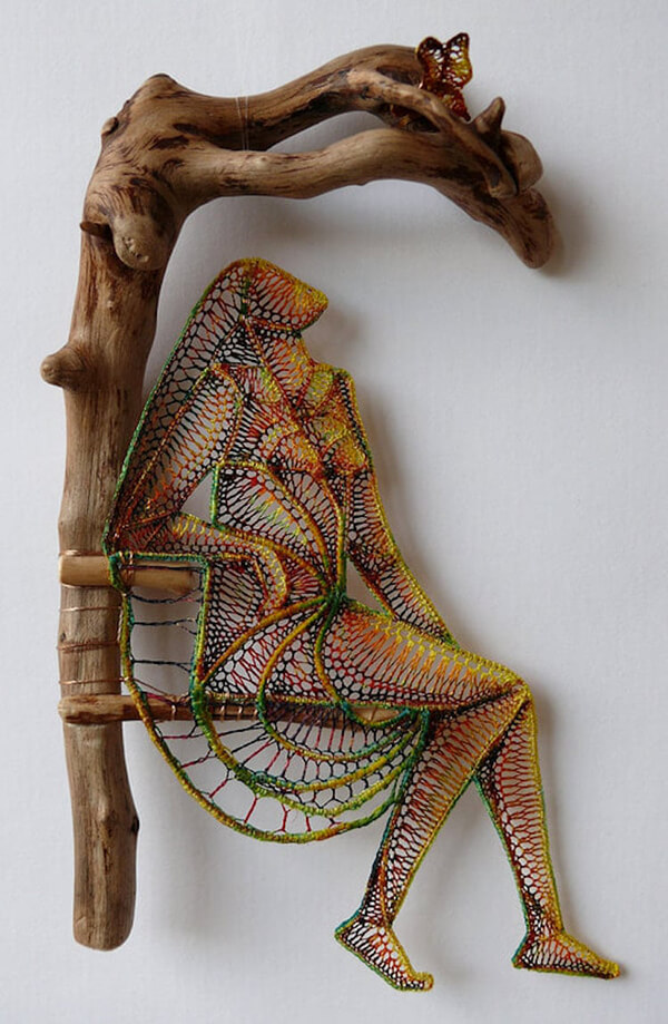 Delicate Lace Sculptures by Ágnes Herczeg