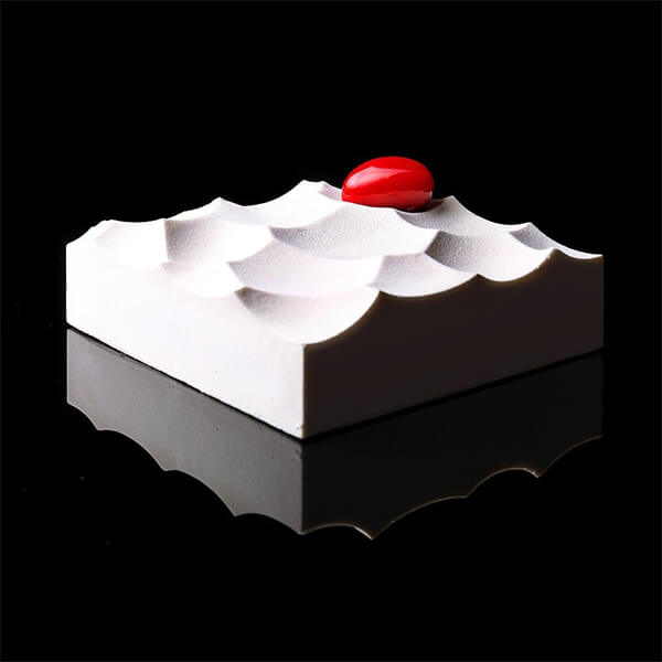 Geometry Inspired Sculpted Cake by Dinara Kasko