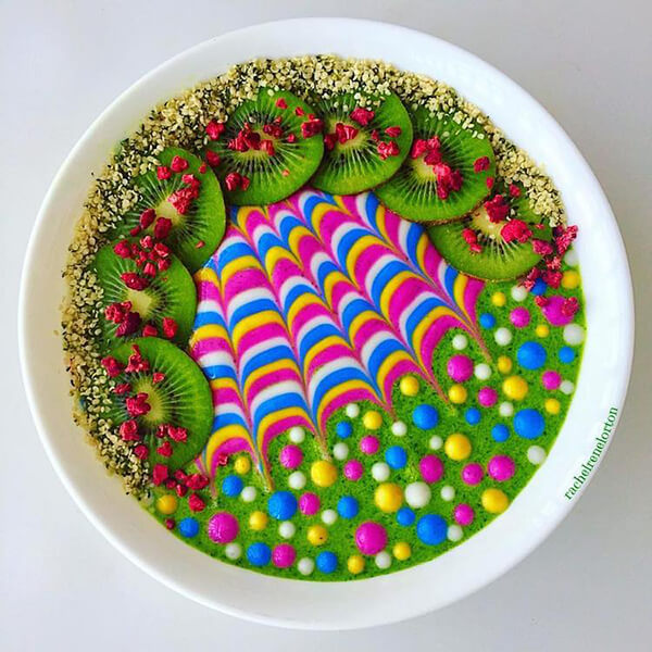 Rainbow Smoothie Bowls Bring a Tie Dyed Twist to Healthy Eating