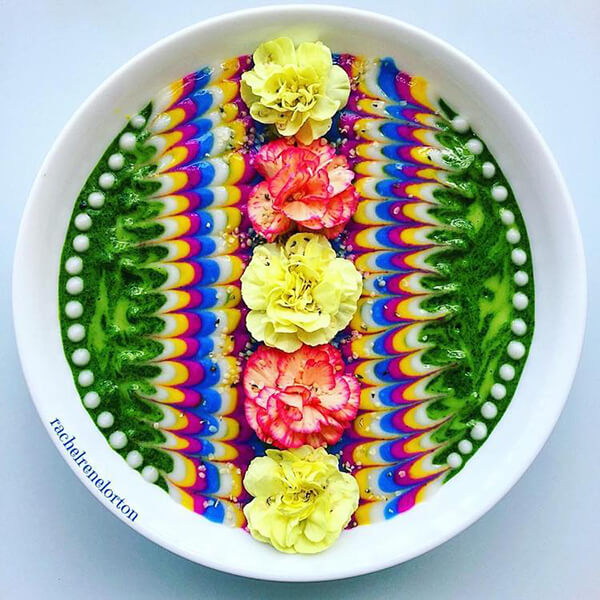 Rainbow Smoothie Bowls Bring a Tie Dyed Twist to Healthy Eating