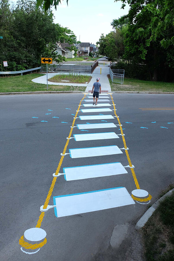 Can Street be Canvas? Yes, Artist Roadsworth Says
