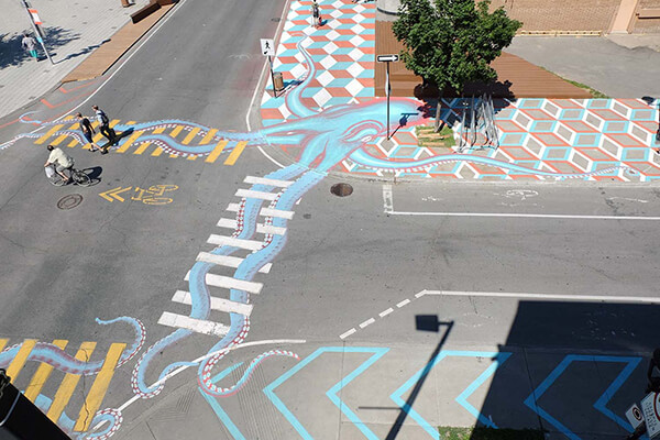 Can Street be Canvas? Yes, Artist Roadsworth Says