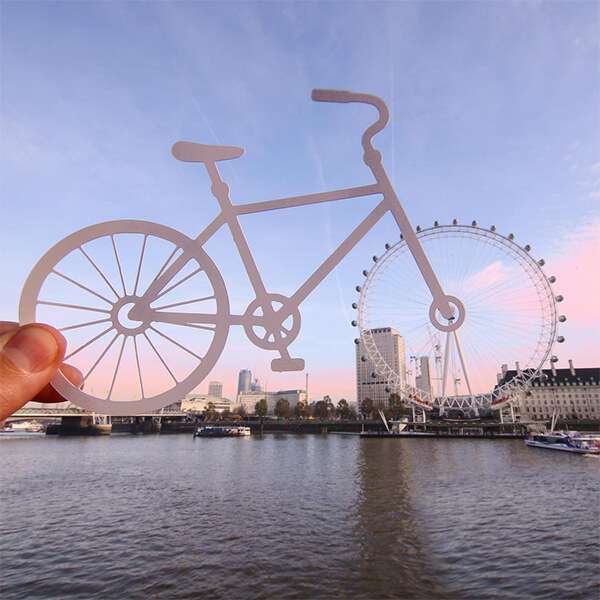 When World’s Landscapes Meet Playful Paper Cut-Outs from Rich McCor