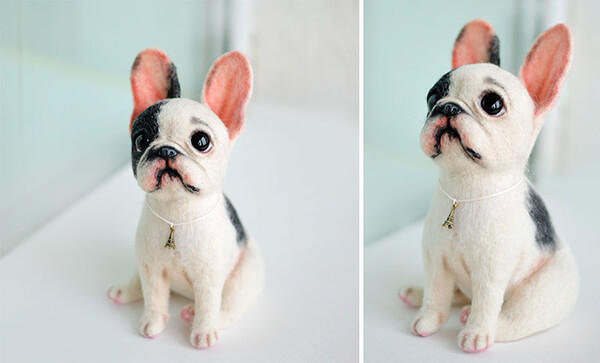 Realistic and Adorable Felted Dogs