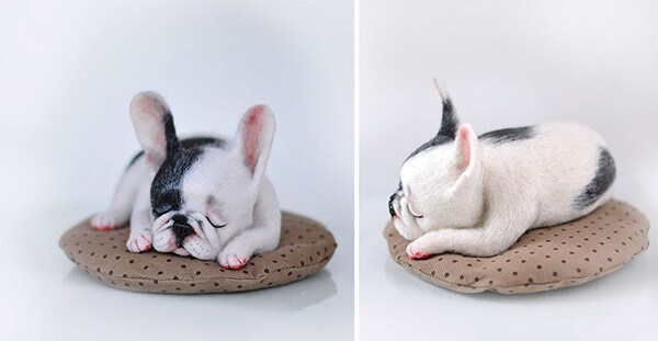 Realistic and Adorable Felted Dogs