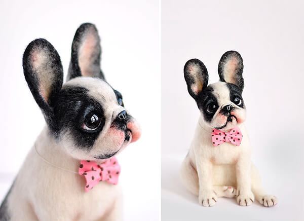 Realistic and Adorable Felted Dogs